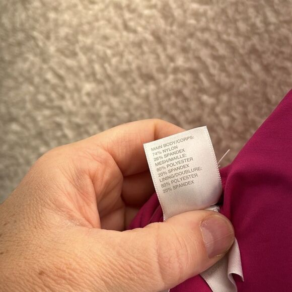 Zella High Neck Tank Bra‎ Racerback Pink Size Small - Picture 6 of 6